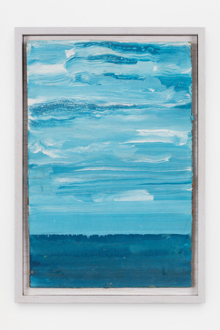 Jack Pierson
Miami Seascape
1989
Acrylic on cardboard
Framed Dimensions:
11 3/4 x 8 1/4 x 1 1/2 inches (29.8 x 21 x 3.8 cm)
Artwork Dimensions:
10 x 7 1/2 inches (25.4 x 19.1 cm)
$10,000