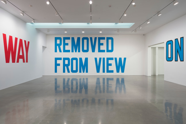 Lawrence Weiner On View