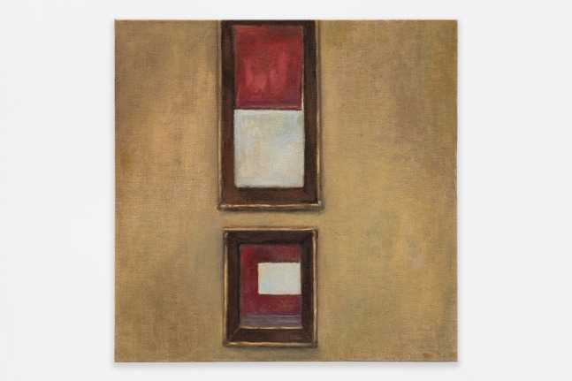 Gillian Wearing
Blind mirror
2023
Oil on thin board
11 3/4 x 11 3/4 x 1/8 inches (30 x 30 x .3 cm)