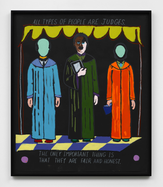 Sable Elyse Smith
Coloring Book 134
2023
Screen printing ink, oil pastel, and oil stick on paper
63 1/4 x 53 1/2 inches (160.7 x 135.9 cm)