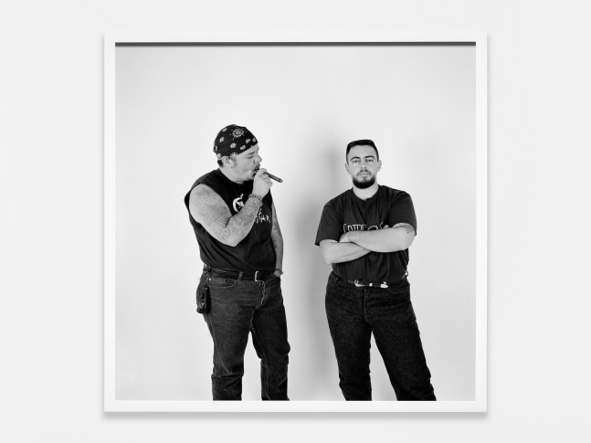 Catherine Opie
Sky and Mike, Cruising, 1992
1992/2024
Pigment print
16 1/2 x 16 1/2 x 1 1/2 inches (41.9 x 41.9 x 3.8 cm)