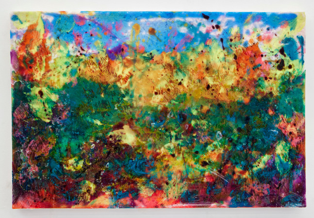 Kevin Beasley
Vista XLI
2023
Polyurethane resin, raw Virginia cotton, Sharpie transfer
16 x 24 x 1 1/2 inches (40.6 x 61 x 3.8 cm)