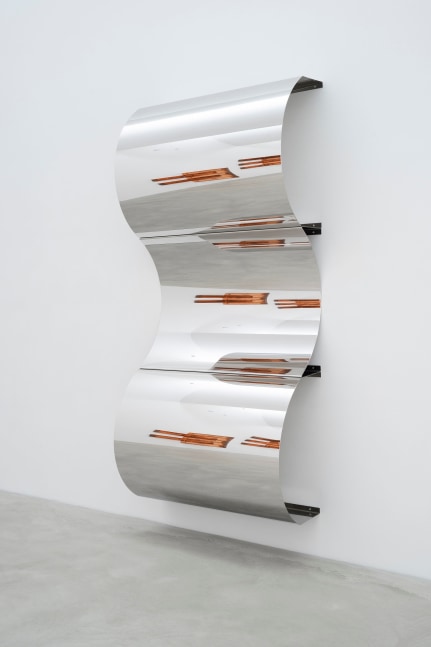 Walead Beshty

Steel Surrogate (48&amp;quot; x 120&amp;quot; 16 Gauge 304 Stainless Steel Alloy, Convex Curve) / Steel Surrogate (48&amp;quot; x 120&amp;quot; 16 Gauge 304 Stainless Steel Alloy, Concave Curve) / Steel Surrogate (48&amp;quot; x 120&amp;quot; 16 Gauge 304 Stainless Steel Alloy, Convex Curve)
2019
Polished steel, 3 parts
48 x 33 x 9 inches (121.9 x 83.8 x 22.9 cm)
48 x 33 x 17 inches (121.9 x 83.8 x 43.2 cm)
48 x 33 x 9 inches (121.9 x 83.8 x 22.9 cm)
$120,000

DOUBLE CLICK IMAGE FOR MORE VIEWS