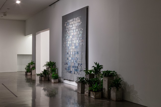 Installation view of&amp;nbsp;Doug Aitken
Flags and Debris

Regen Projects, Los Angeles
January 16 &amp;ndash; March 13, 2021