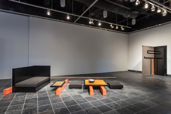 Installation view of Andrea Zittel: An Institute of Investigative Living
Miller Institute for Contemporary Art at Carnegie Mellon University, Pittsburgh, PA
January 25 &amp;ndash; March 8, 2020
Photo: Tom Little