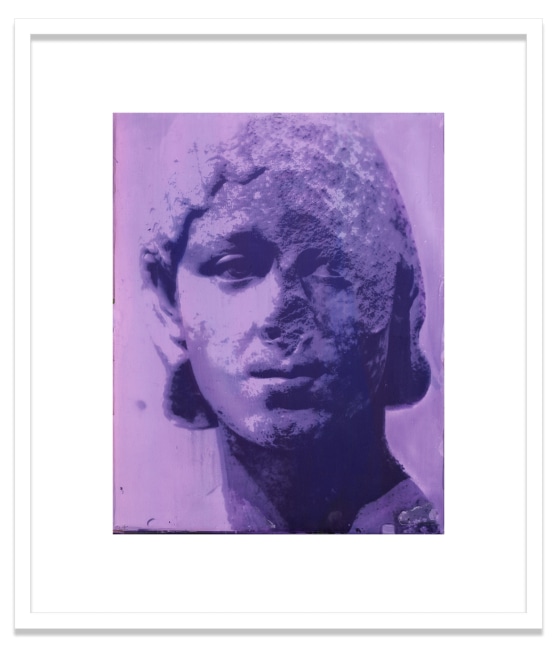 Julia Mamaea
2018
Gelatin dichromate print with aniline dye
Image Dimensions: 14 x 11 inches (35.6 x 27.9 cm)
Framed Dimensions: 20 1/4 x 17 1/2 inches (51.4 x 44.5 cm)
Unique