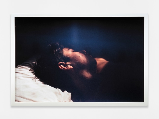Catherine Opie
Fake Sleeping, 1990
1990/2024
Pigment print
12 1/2 x 18 1/2 x 1 1/2 inches (31.8 x 47 x 3.8 cm)