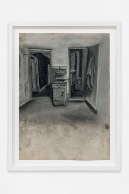 Gillian Wearing
Coldharbour Lane
1985
Framed charcoal on paper
19 x 14 1/8 x 1 1/2 inches (48 x 36 x 4 cm)