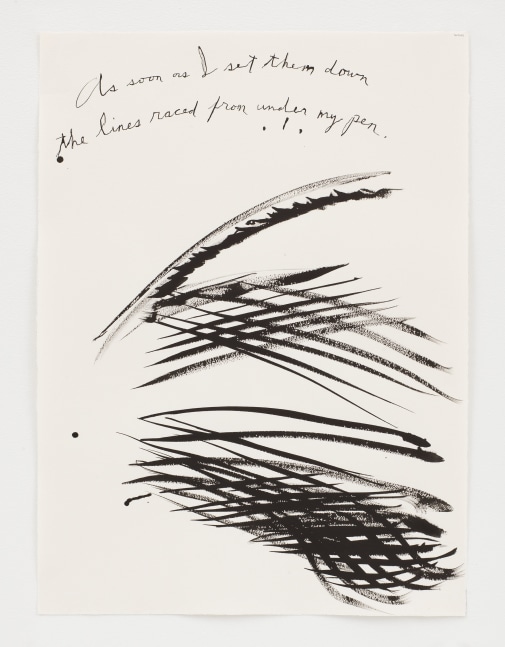 Raymond Pettibon
No Title (As soon as)
2018
Ink on paper
30 x 22 inches (76.2 x 55.9 cm)