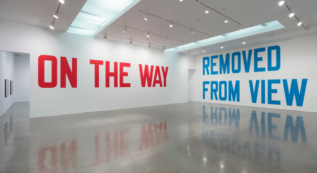 Lawrence Weiner On View