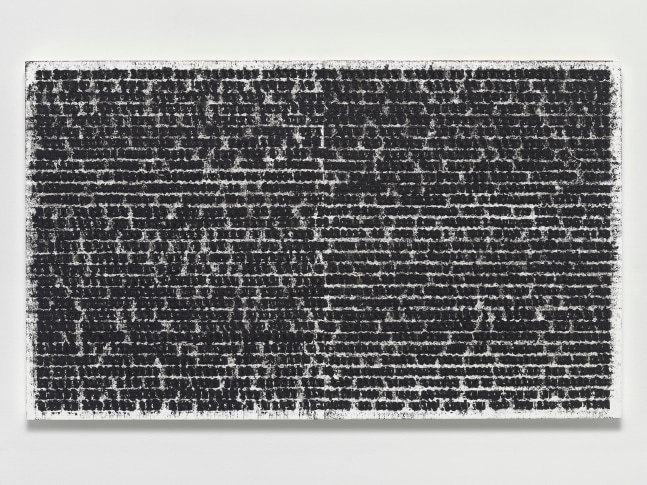 Glenn Ligon
Redacted #5
2023
Oil stick and gesso on two canvases
Overall: 47 1/8 x 78 x 1 3/4 inches (119.7 x 198 x 4.4 cm)