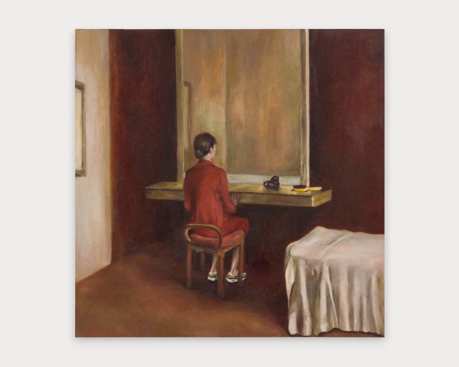 Gillian Wearing
No reflection
2023
Oil on thick board
23 5/8 x 23 5/8 x 3/4 inches (60 x 60 x 1.9 cm)