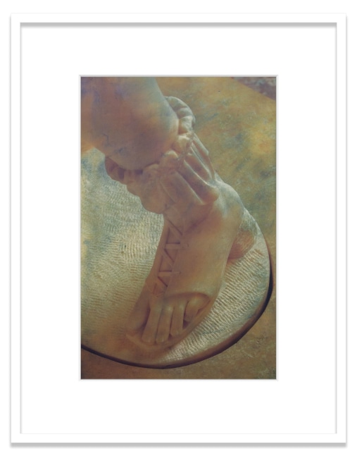 Artemis Rospigliosi
2020
Oil pigment, electrostatic print on polyester (Winsor &amp;amp; Newton Artists&amp;#39; Oil Color, HP Color&amp;nbsp;LaserJet CP5225&amp;nbsp;on Pronto Plate)&amp;nbsp;
Image Dimensions:&amp;nbsp;17 1/4&amp;nbsp;x 11 1/2&amp;nbsp;inches (43.8 x 29.2 cm)
Framed Dimensions:&amp;nbsp;24 x 18 3/4 inches (61 x 47.6 cm)
Variable edition of 5 + 1AP