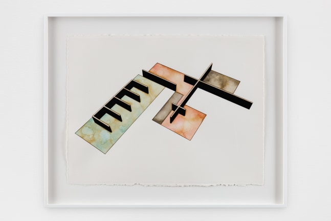 Study for Planar Configuration Variant #11
2019
Watercolor and gouache on paper
Paper Dimensions:
22 5/8 x 30 inches (57.5 x 76.2 cm)

Framed Dimensions:
30 1/8 x 37 1/8 x 1 1/2 inches (76.5 x 94.3 x 3.8 cm)