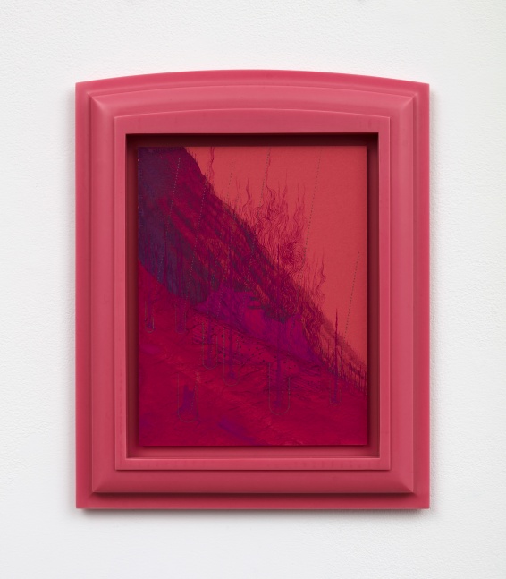 Matthew Barney
Ruby Ridge
2021
Gouache and graphite on colored paper in high density polyethylene frame
15 1/2 x 12 1/2&amp;nbsp;inches (39.4 x 31.8 cm)

DOUBLE CLICK IMAGE FOR MORE VIEWS