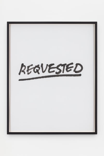 Jack Pierson
Requested
2020
Krink marker on paper
Framed Dimensions:
25 1/4 x 20 1/4 x 1 1/2 inches (64.1 x 51.4 x 3.8 cm)
Paper Dimensions:
24 x 19 inches (61 x 48.3 cm)
$6,000