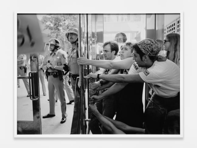 Catherine Opie
AB101 Demonstration, 1991
1991/2024
Pigment print
31 x 41 x 2 inches (78.7 x 104.1 x 5.1 cm)
