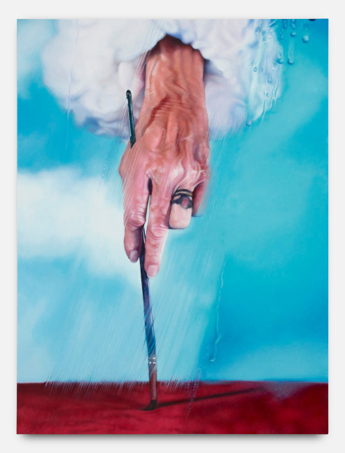 Marilyn Minter
After Guston, #4 (God)
2024
Enamel on wood panel
32 x 24 inches (81.3 x 61 cm)