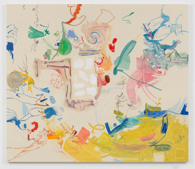 Sue Williams
Thought Forms, The People Next Door
2022
Oil on canvas
70 x 80 inches (177.8 x 203.2 cm)