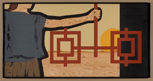 Prototype For Billboard at A-Z West: Body in Space with Object #1
2011
AC Plywood, Polyurethane, matte acrylic paint
Artwork Dimensions:
48 x 96 inches (121.9 x 243.8 cm)

Framed Dimensions:
49 x 97 x 2 inches (124.5 x 246.4 x 5.1 cm)

CLICK IMAGE FOR MORE VIEWS