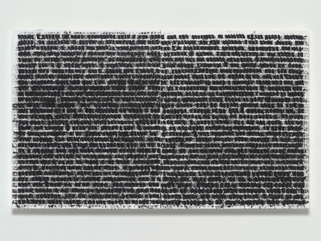Glenn Ligon
Redacted #2
2023
Oil stick and gesso on two canvases
Overall: 47 1/4 x 78 x 1 3/4 inches (120 x 198 x 4.4 cm)