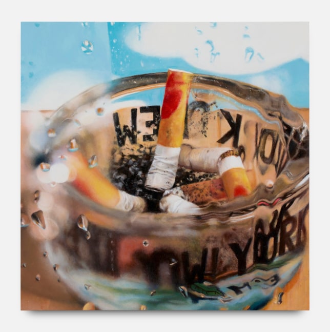 Marilyn Minter
After Guston, #7 (Ashtray)
2024
Enamel on wood panel
20 x 20 inches (50.8 x 50.8 cm)