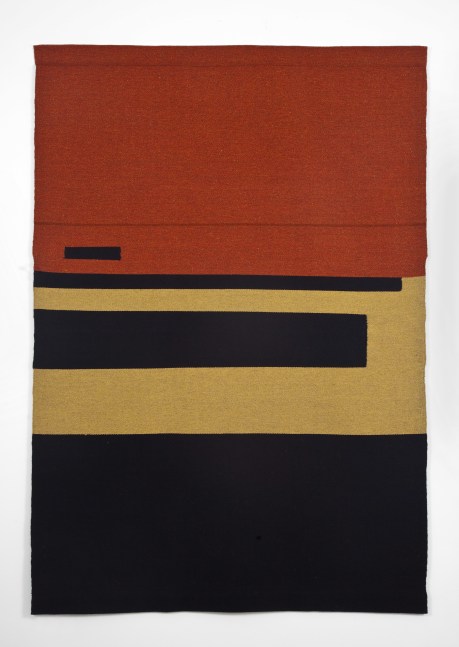 A-Z Cover Series 2: Subjective Composition (Rust and Gold Geometric)
2012
Wool
74 x 51 1/2 inches (188 x 130.8 cm)