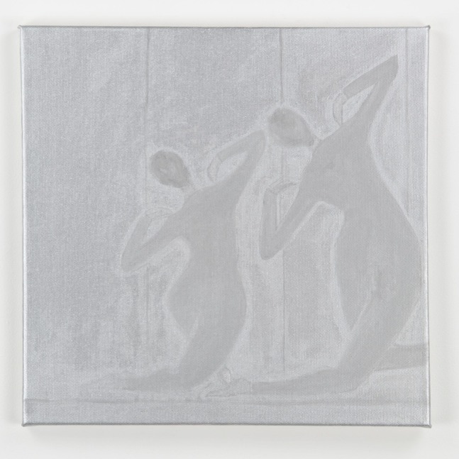 Silke Otto-Knapp
Two Figures (o)
2005
Watercolor and gouache on canvas
16 x 16 x 1 inches (40 x 40 x 2.5 cm)