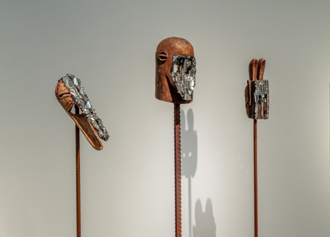 Installation view of Kader Attia
The Valley of Dreams
Regen Projects, Los Angeles
November 12 &amp;ndash; December 23, 2020