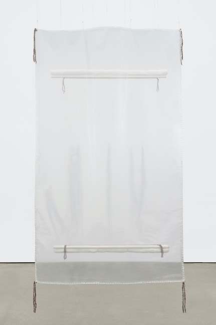 Eric-Paul Riege
blankets have warmed us for a long time why not just keep making MORE. Make a blanket for a blanket&amp;mdash;they get cold 2 .
2021
Mixed fibers and materials
Artwork Dimensions, 2 panels overall:
100 1/2 x 51 3/4 x 24 inches (255.3 x 131.4 x 61 cm)

DOUBLE CLICK IMAGE FOR MORE VIEWS