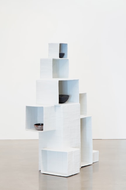 Andrea Zittel
A-Z Aggregated Stacks
2015
Cardboard, plaster, gauze, paint
67 3/4 x 51 1/2 x 22 1/2 inches (172.1 x 130.8 x 57.2 cm)