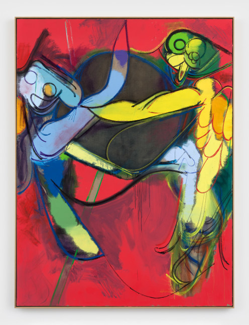 Daniel Richter
I can feel it
2024
Oil on linen
86 5/8 x 65 inches (220 x 165 cm)