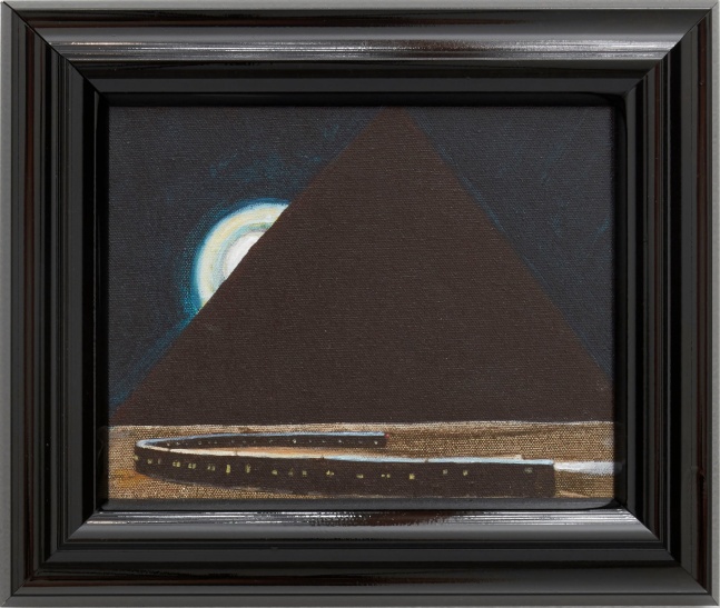 Jim Adams
Nubian Express No. 4, 2000
Acrylic on canvas
11.5 x 13.25 x 1.75 in. framed