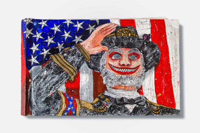 Federico Solmi
The Gracious General,&amp;nbsp;2018
Hand-painted artist book
10 pages + front / back cover
24 x 36 in (open)
24 x 18 in (closed)