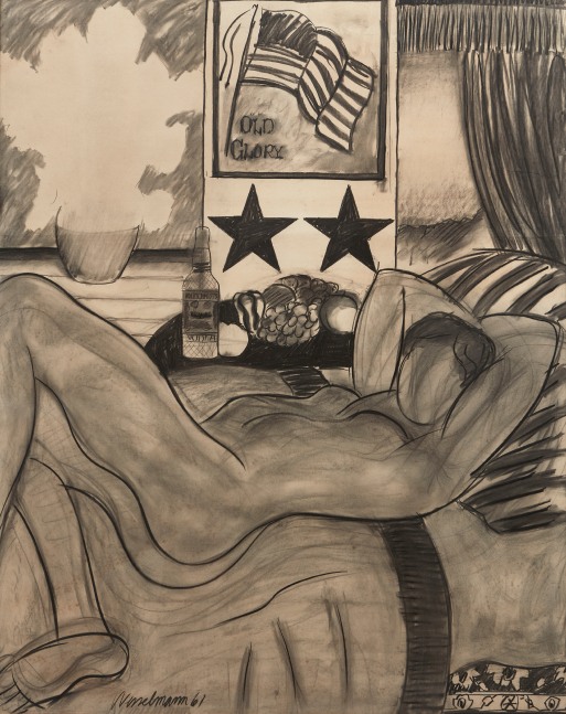 Tom Wesselmann  Drawing for Great American Nude #21, 1961