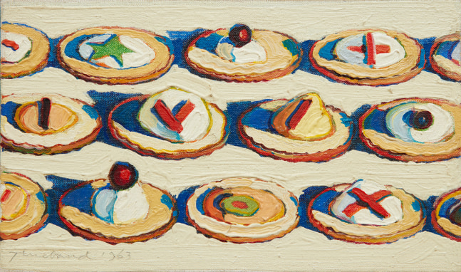 Wayne Thiebaud  Hors d'Oeuvres, 1963