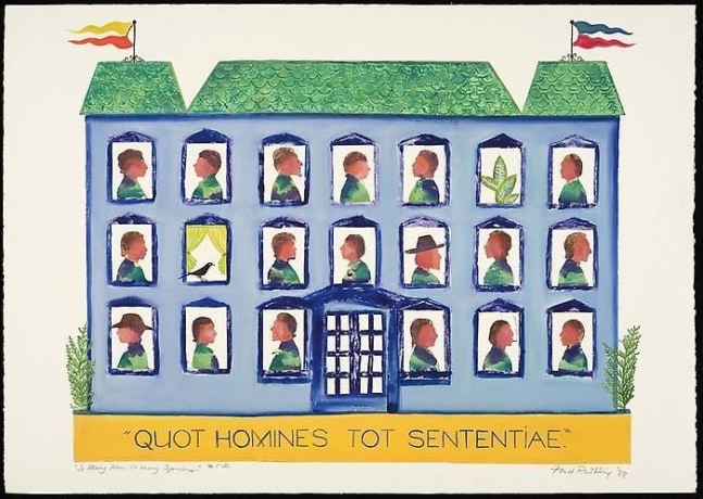 So Many Men, So Many Opinions, embossed painting, 30 x 40 inches