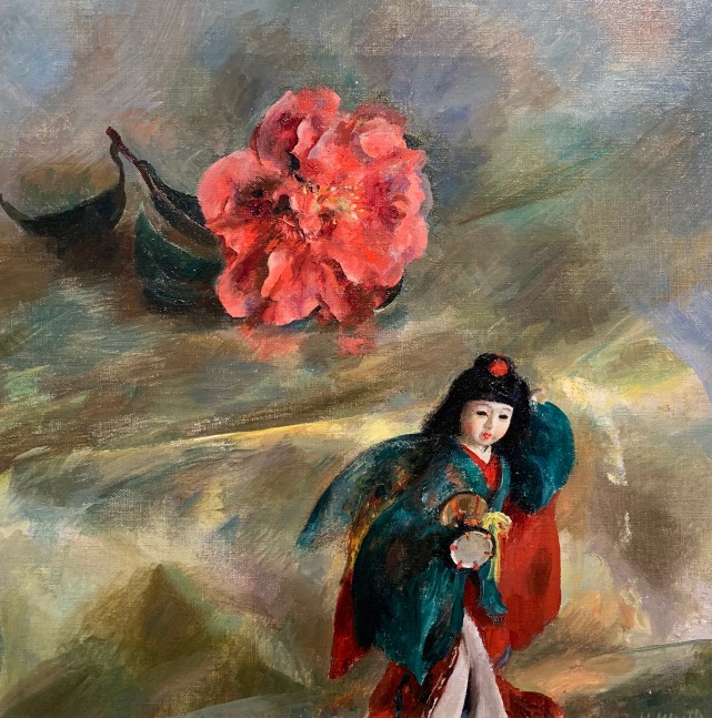 Henriette&amp;nbsp;Wyeth (1907&amp;ndash;97), Oriental Still Life, oil on canvas,&amp;nbsp;16 x 16 inches