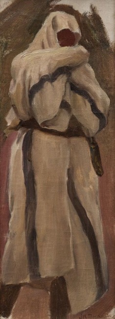 Julia Sun Goes Down, oil on canvas, 15 x 7 1/2 inches, TOG4554.1