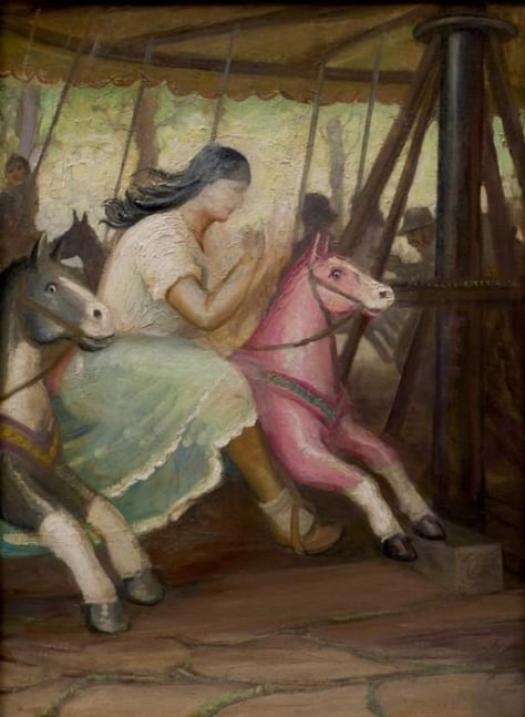 Tio Vivo, c. 1945, oil on canvas, 24 x 18 inches, TOG6160