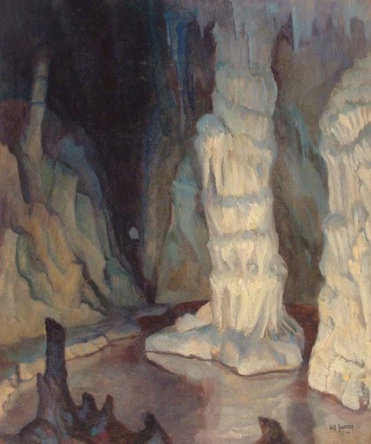 Carlsbad Caverns #2, d. 1924, oil on canvas, 36 x 30 inches, NP66-504