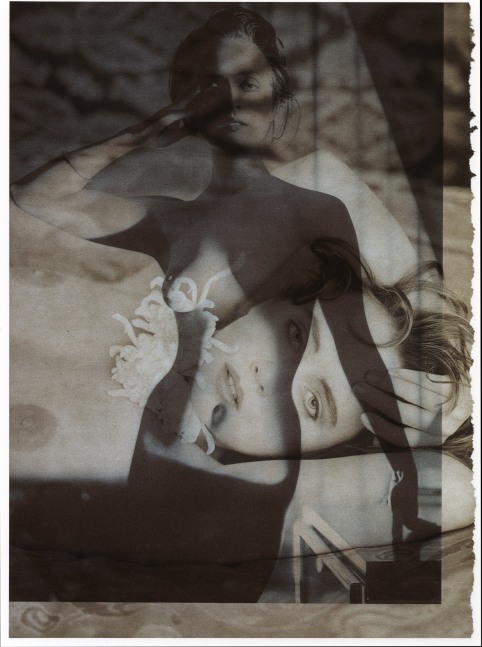 PP-Face-Figure-B, 1990  Dye bleach print from photogram  14 x 11 Inches
