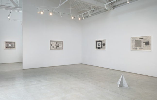Installation view of Michelle Stuart: Reflections on Paradise​​​​​​​, 2023