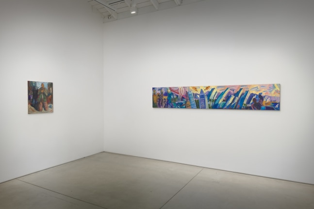 Installation view of Carlos Almaraz: Los Angeles, 2025