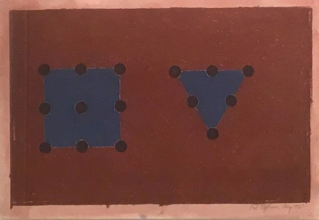 Triangle and Square (Three Points), 1975