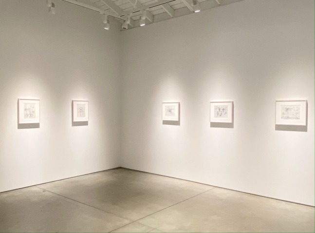 Lee Bontecou: A Constellation of Drawings 1982-1987​ installation view
