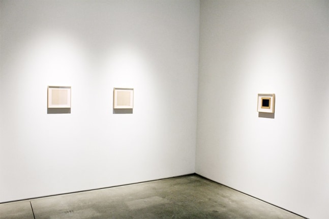 Robert Barry, Paintings and Works on Paper from the 1960s, installation view