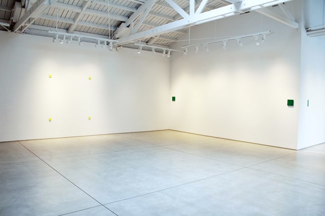 Robert Barry, Paintings and Works on Paper from the 1960s​, installation view