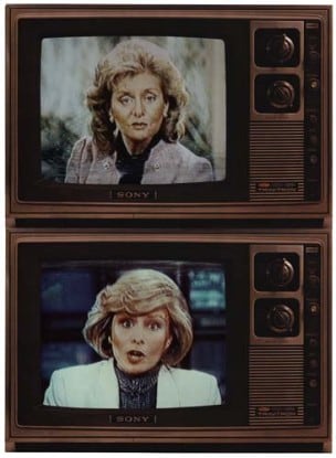 T.V. Network Newswomen Corresponding (Faith and Barbara), 1986