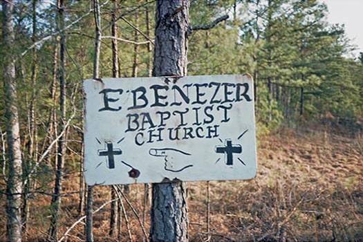 Church Sign, Tuscaloosa County, Alabama, 1976